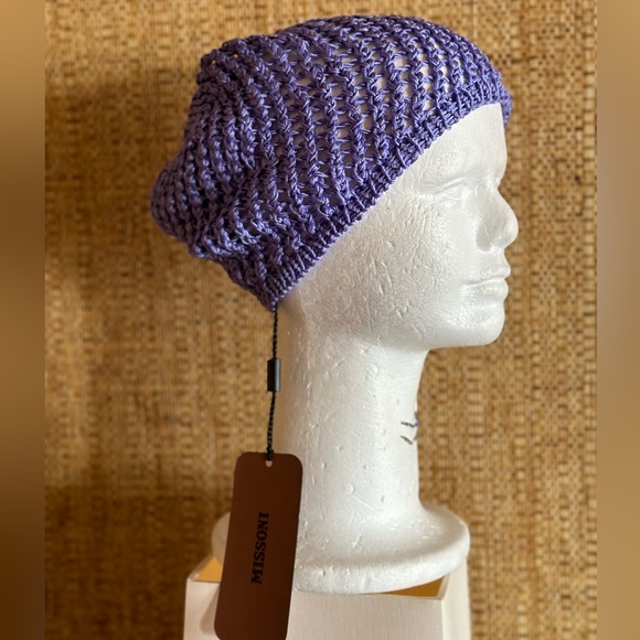 Vintage NWT MISSONI Berretto.Made in Italy Size S. Retail $195 main image 7